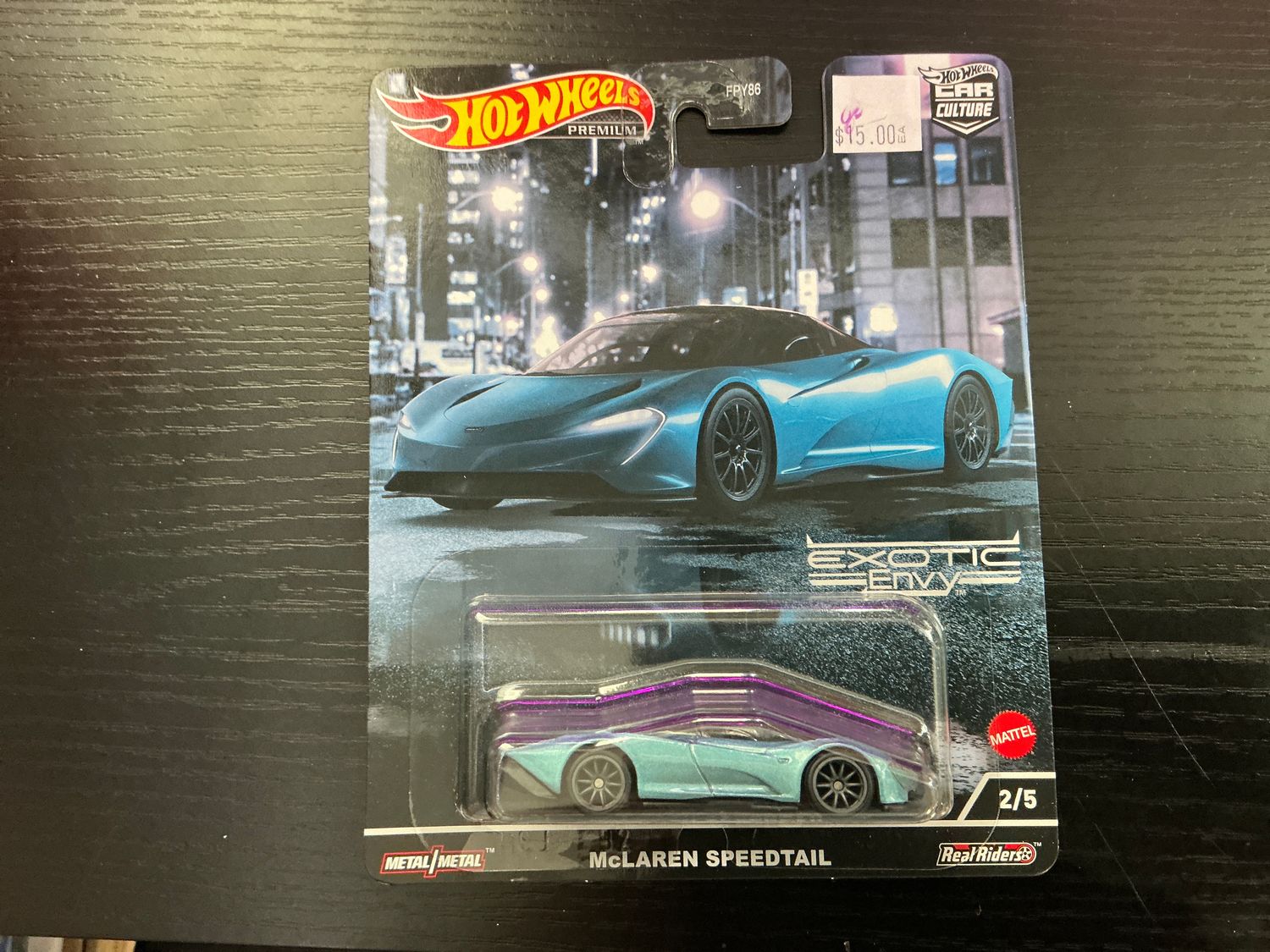 Exotic envy McLaren speed tail blue
