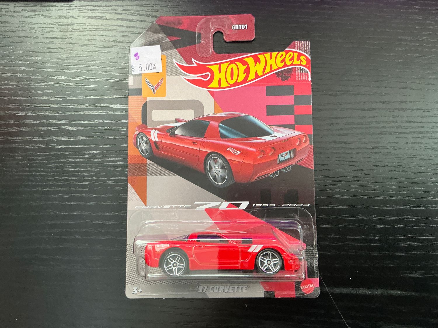 70th anniversary 1997 Corvette red