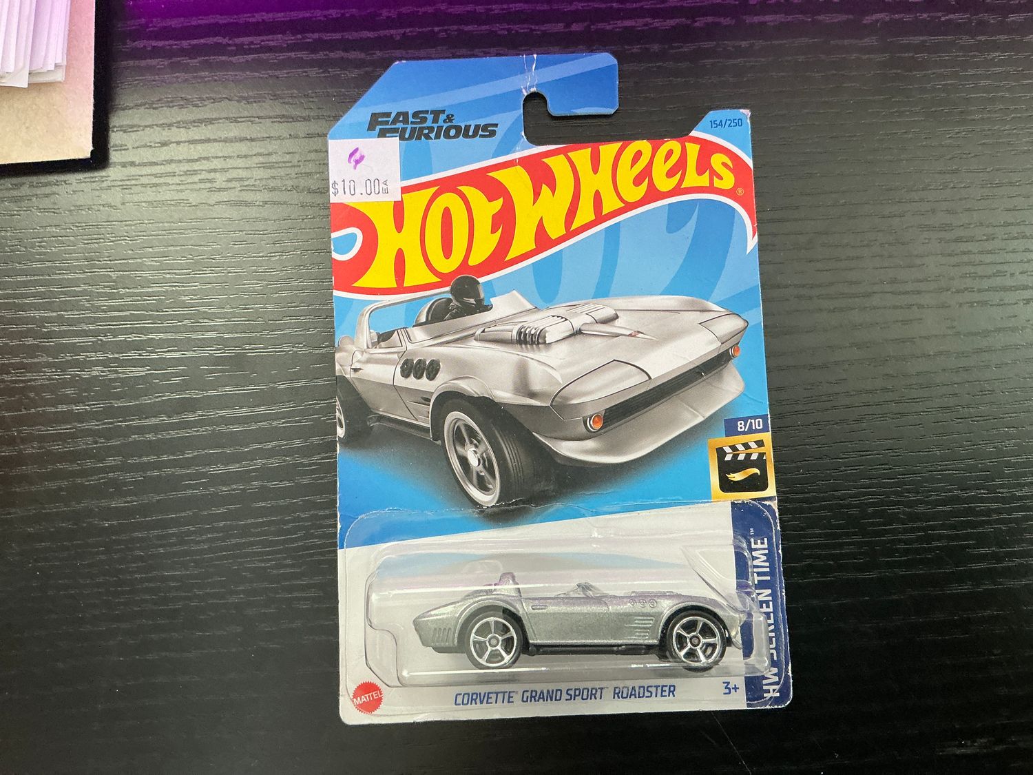 Fast and the furious Corvette grand sport roadster silver