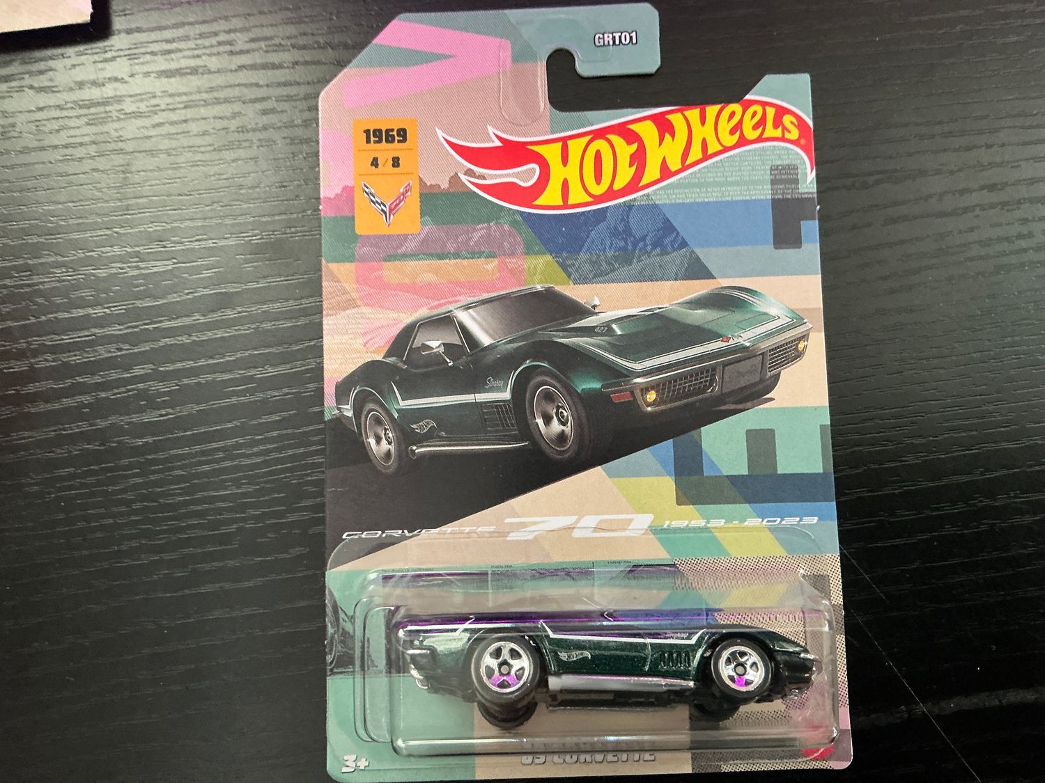 70th anniversary Corvette 1969 Corvette green