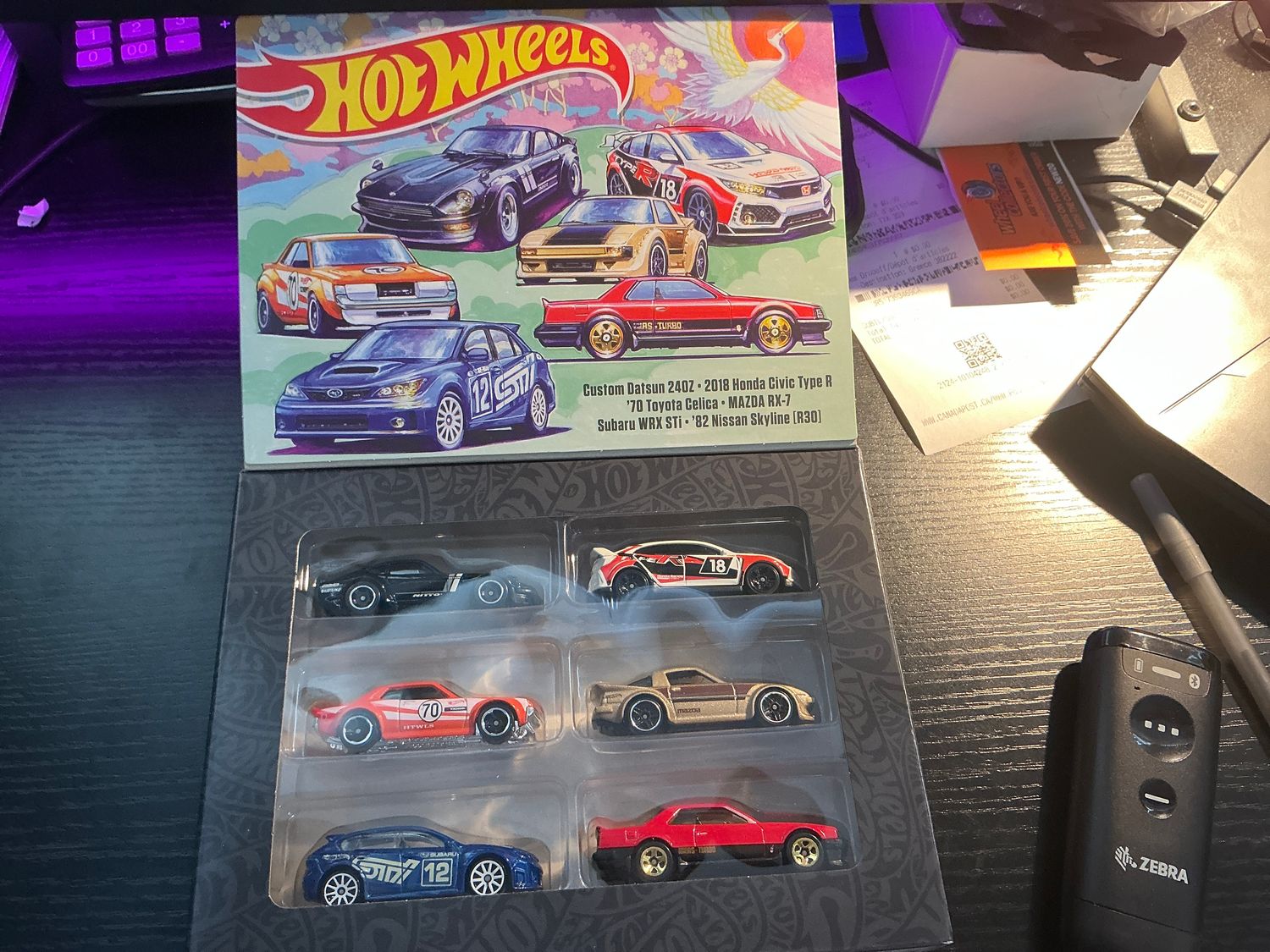 Hot wheels JDM six car set