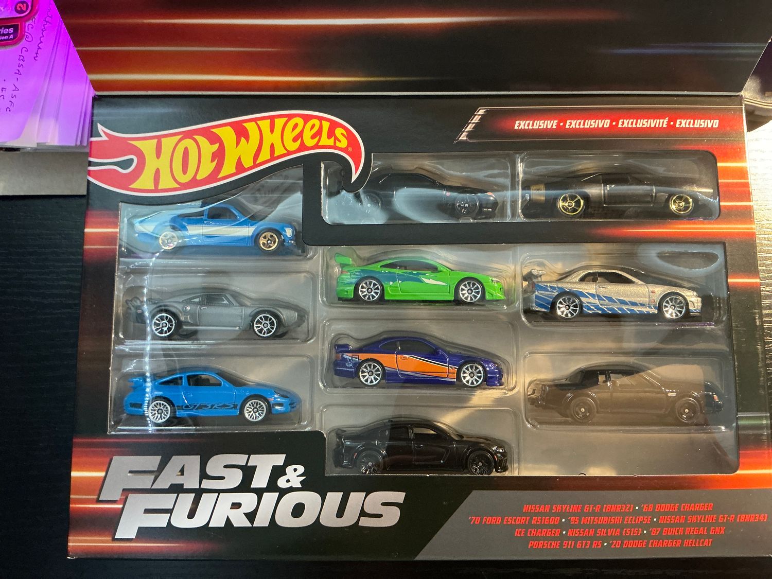 Fast and the furious 10 car box set