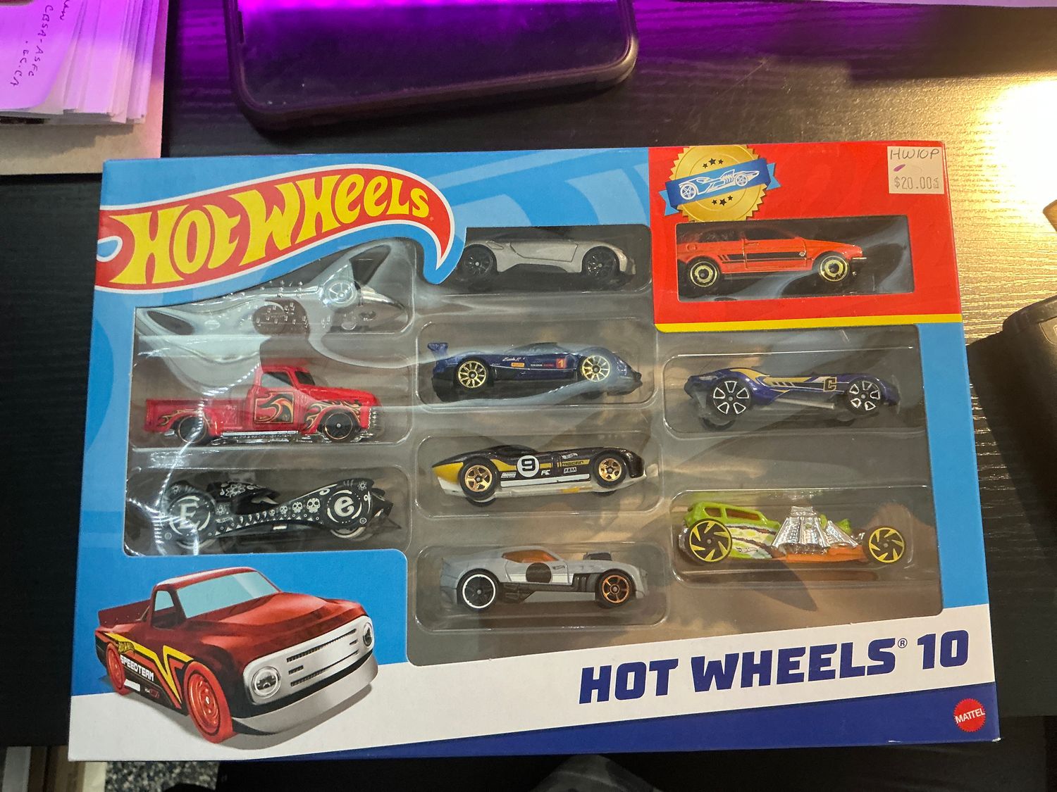 Hot wheels 10 packs assorted