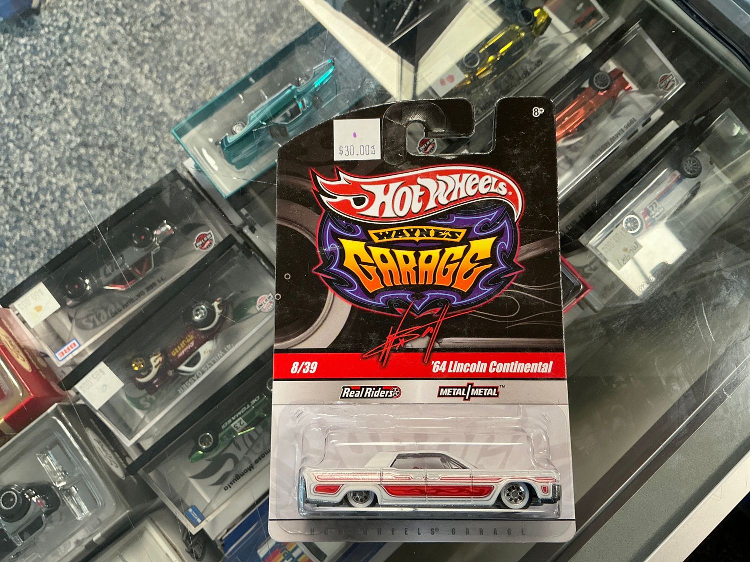 Wayne’s garage 1964 Lincoln Continental white