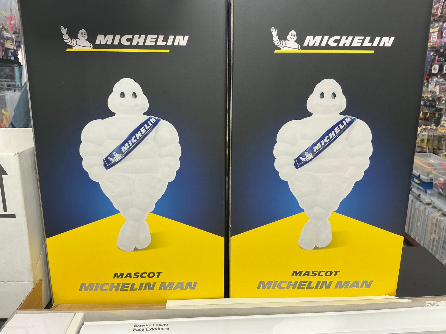 Michelin man mascot white