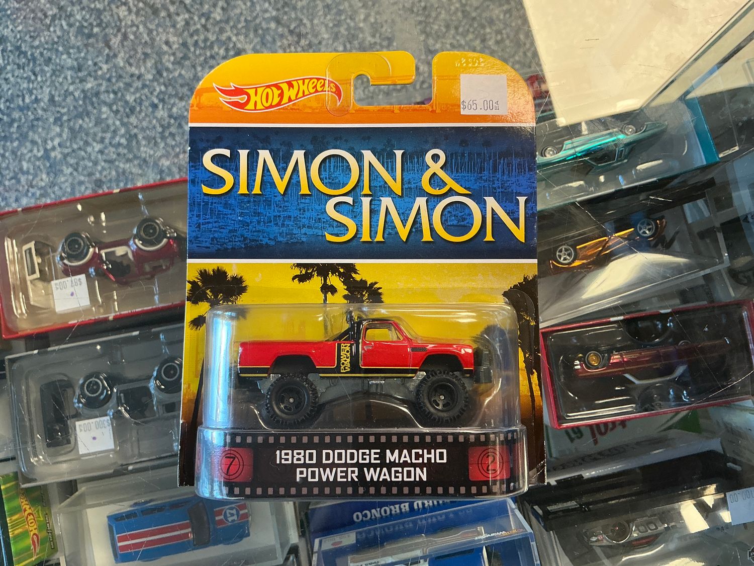 Simon and Simon 1980 Dodge macho power waggon red