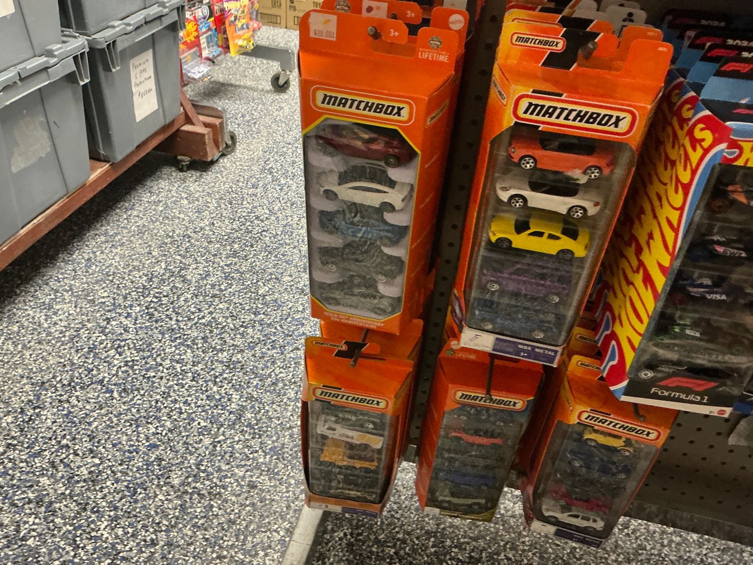 Misc. matchbox 5 packs
