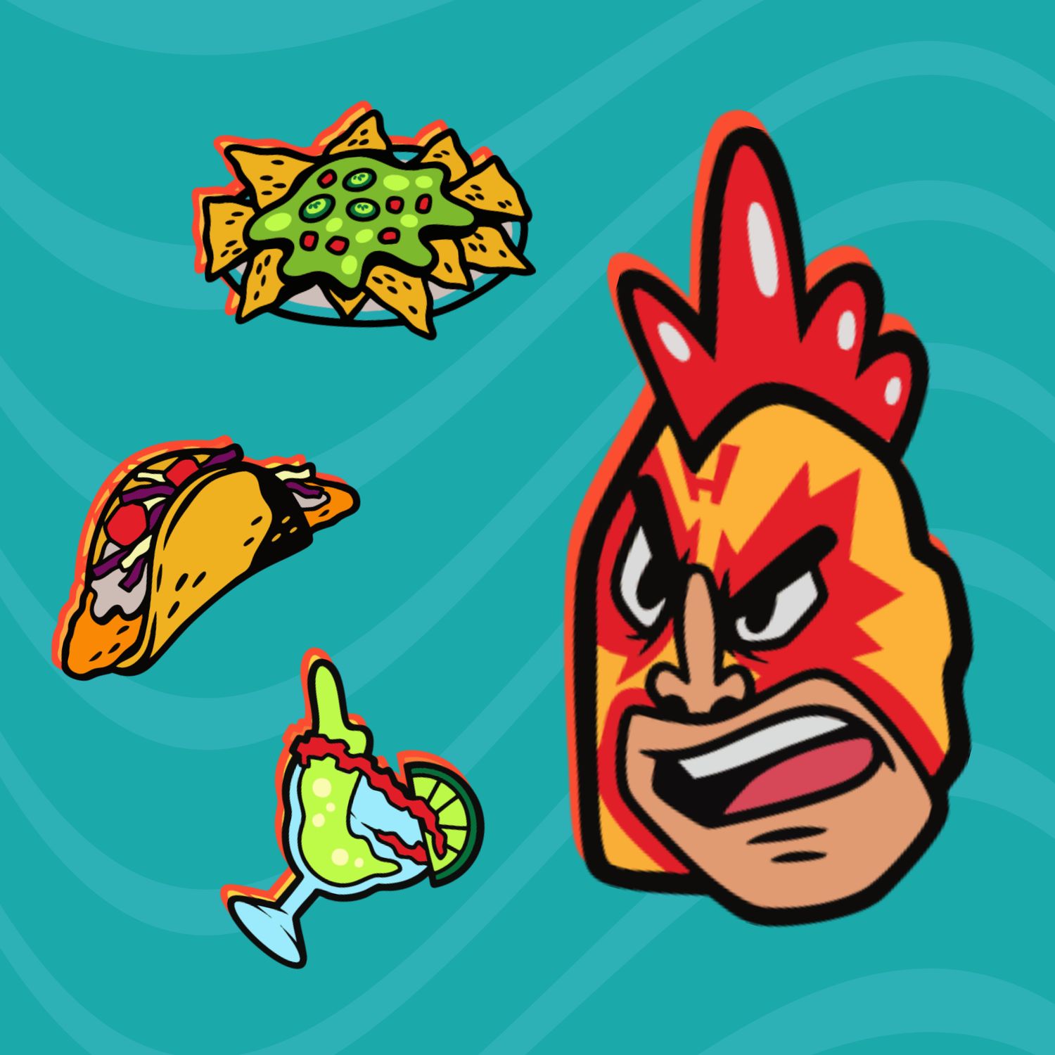 Huevos Kick Charms Set