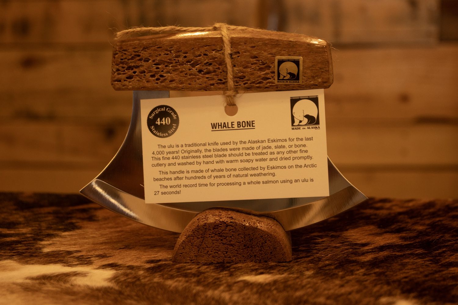 IJ whale bone Ulu