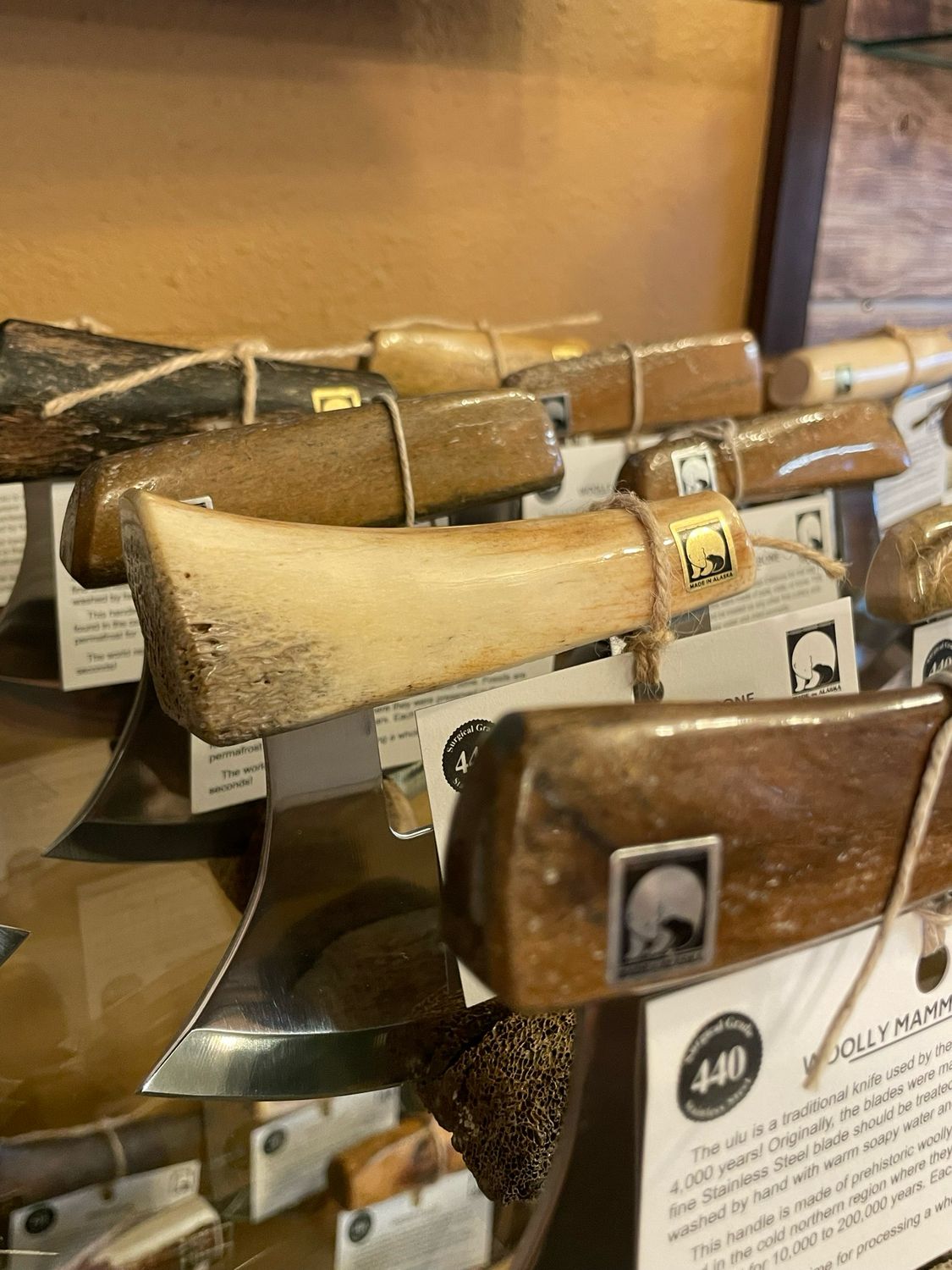 IJ Wolly Mammoth Bone Ulu