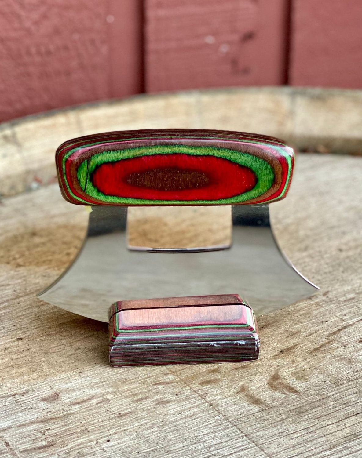 IJ DymondWood Ulu Red/Green