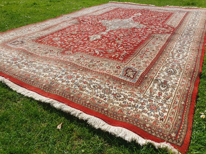 Handgeknoopt Perzisch tapijt!