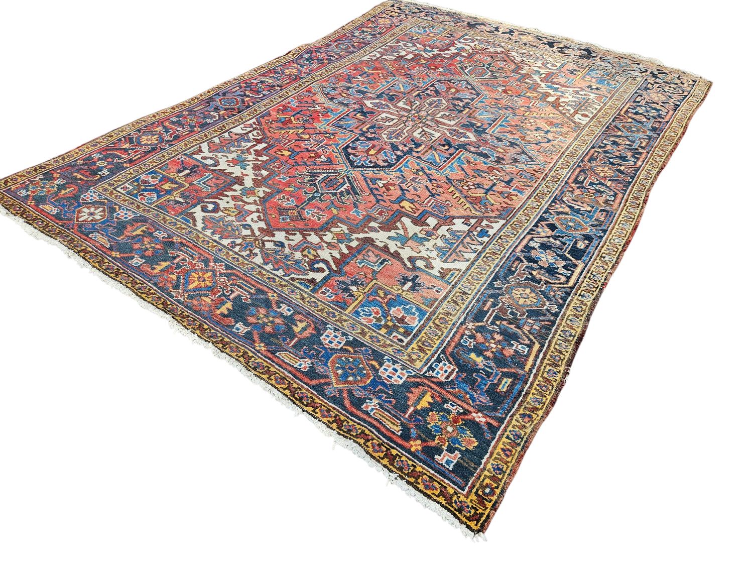 Prachtig handgeknoopt Perzisch HERIZ tapijt