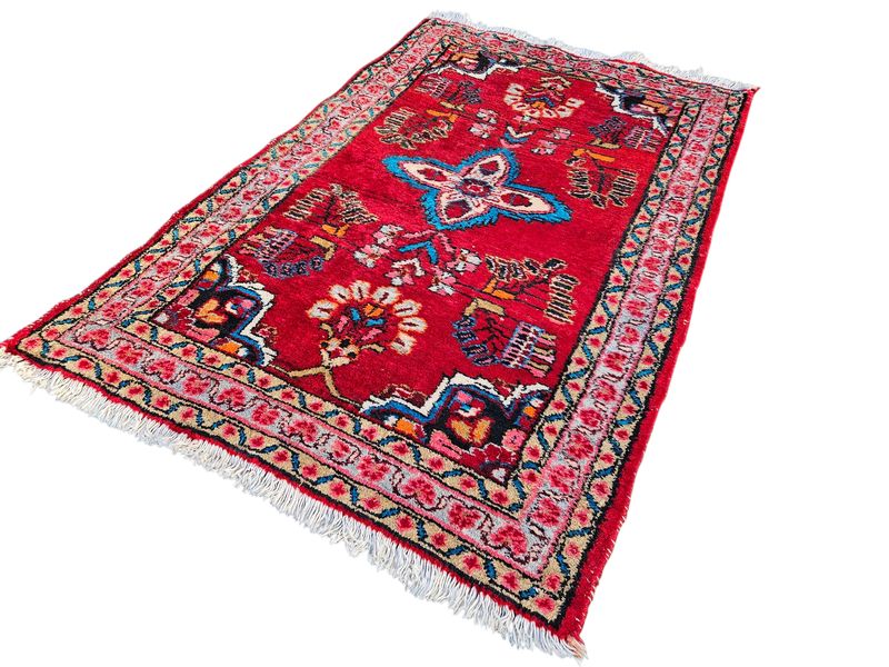 Prachtig groot handgeknoopt Perzisch tapijt