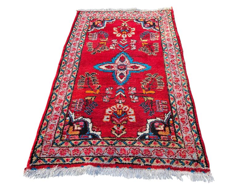 Prachtig groot handgeknoopt Perzisch tapijt