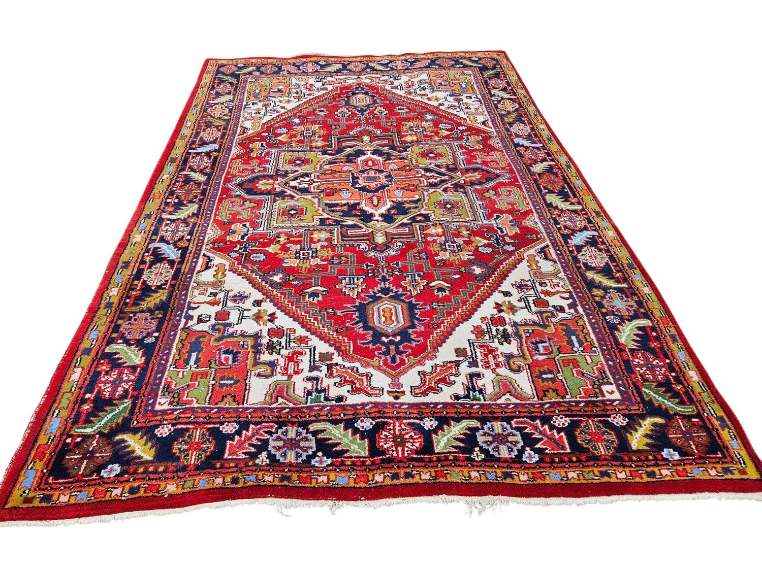 Prachtig handgeknoopt Perzisch HERIZ tapijt