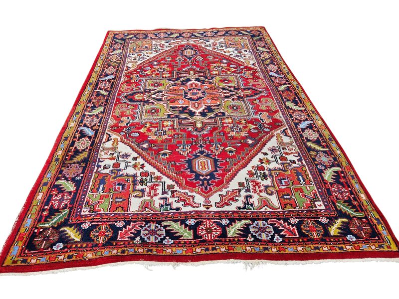 Prachtig handgeknoopt Perzisch HERIZ tapijt