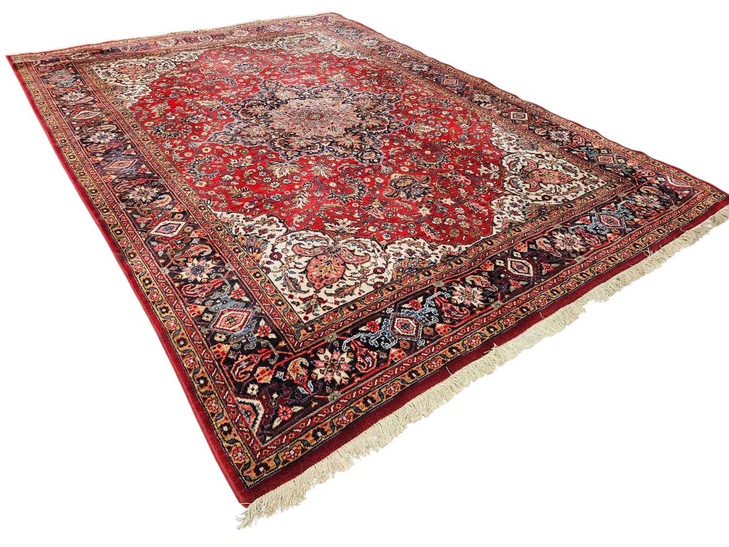 Prachtig groot vintage tapijt van Louis de Poortere