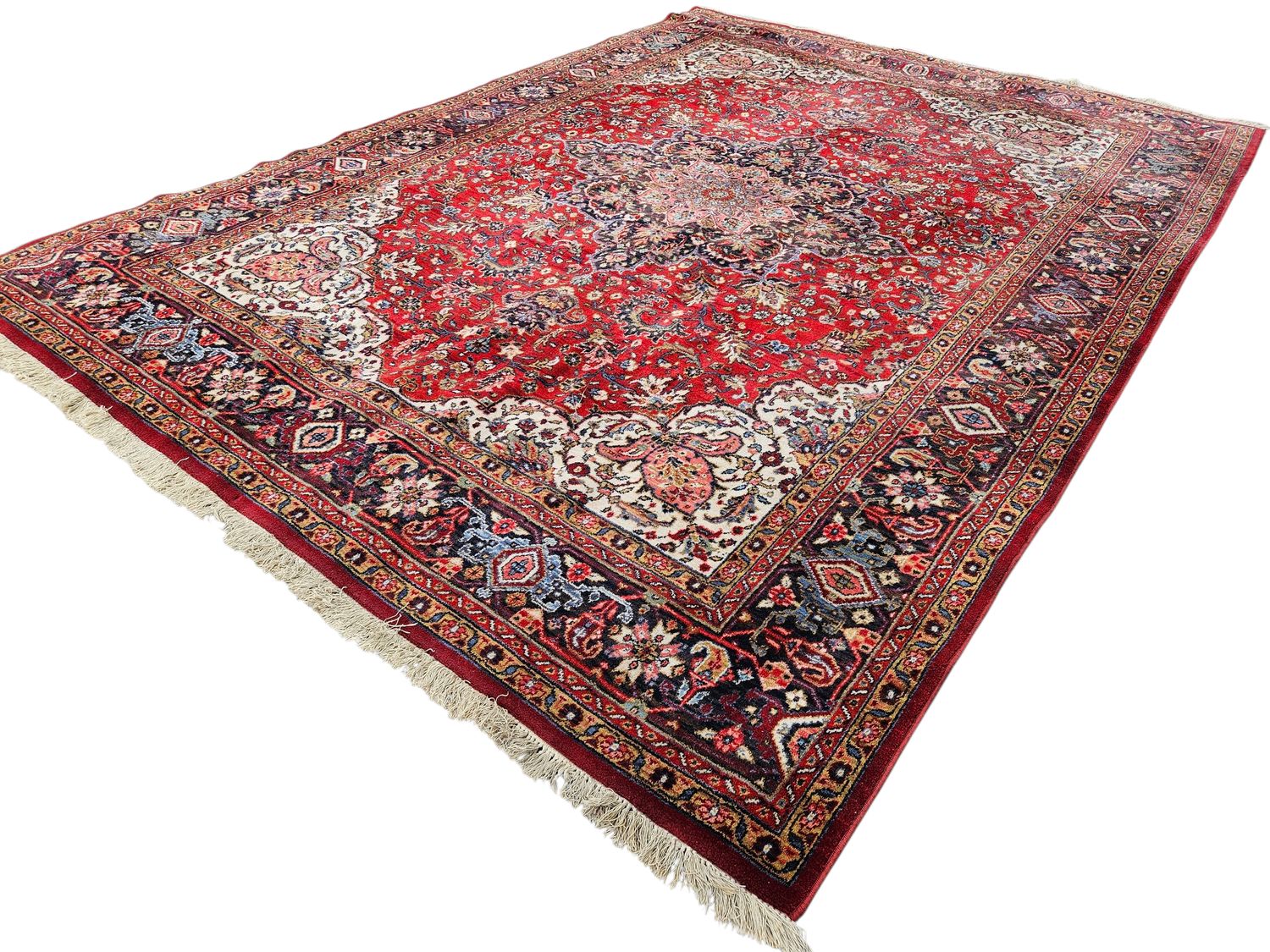 Prachtig groot vintage tapijt van Louis de Poortere