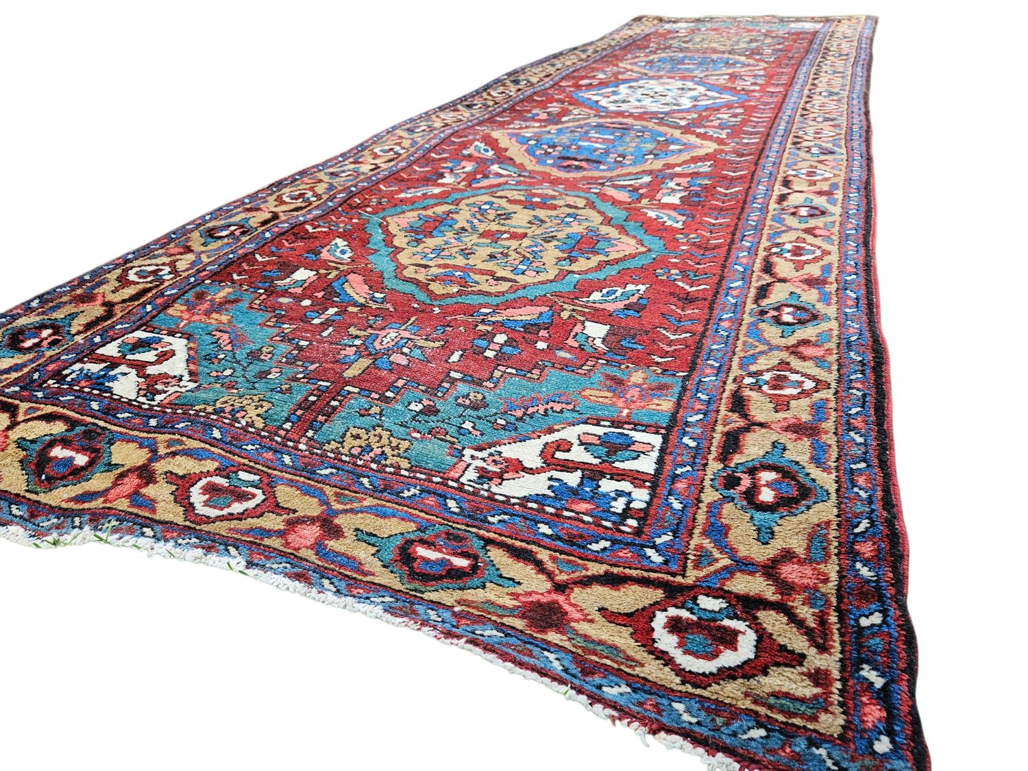 Handgeknoopte Perzische loper