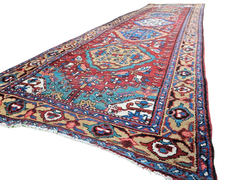 Handgeknoopte Perzische loper