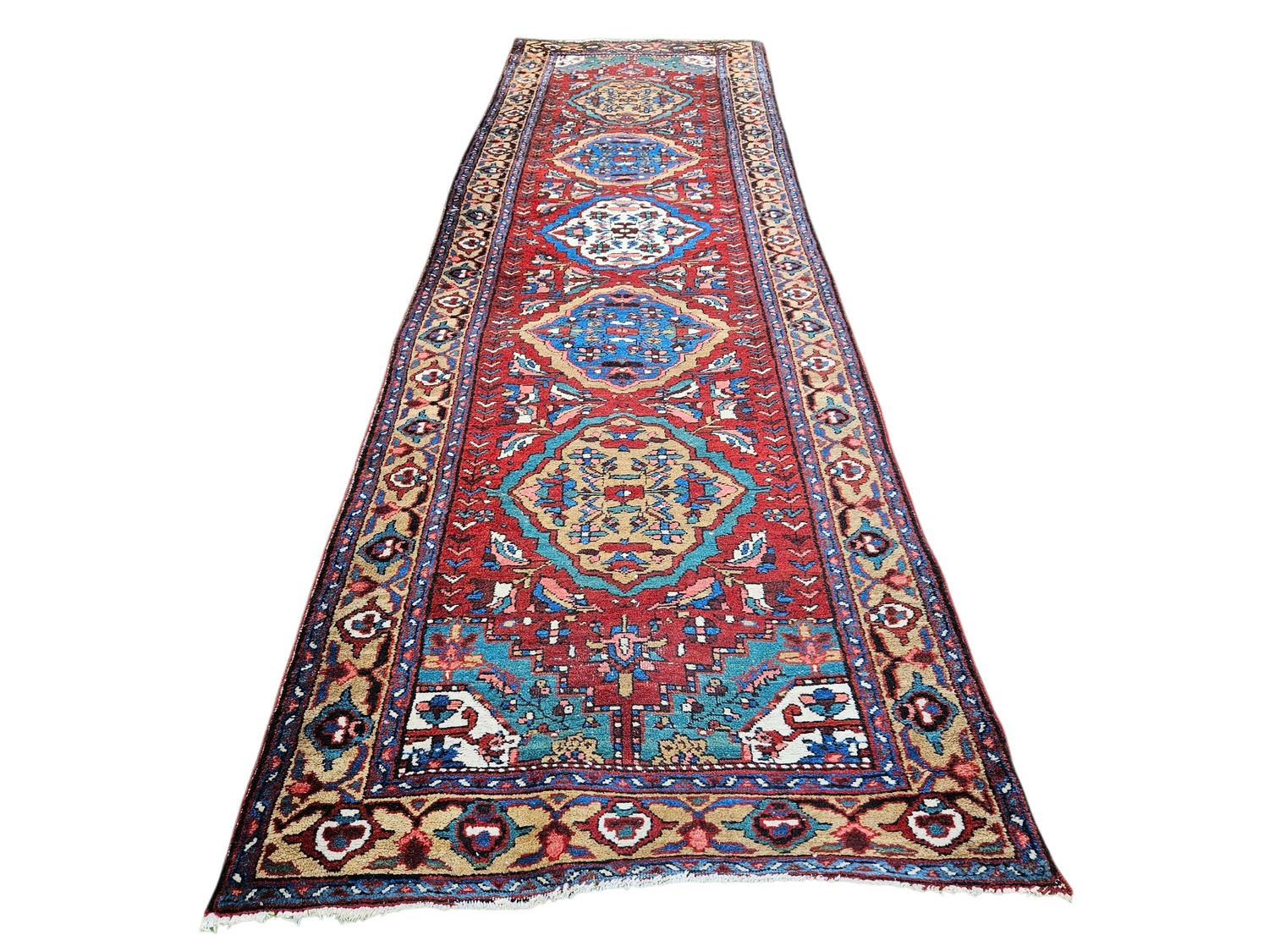 Handgeknoopte Perzische loper