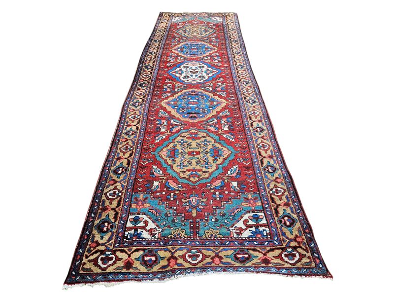 Handgeknoopte Perzische loper