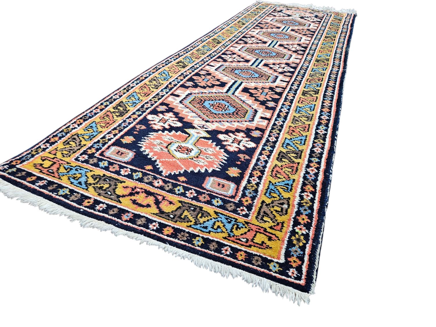 Prachtige handgeknoopte Perzische loper