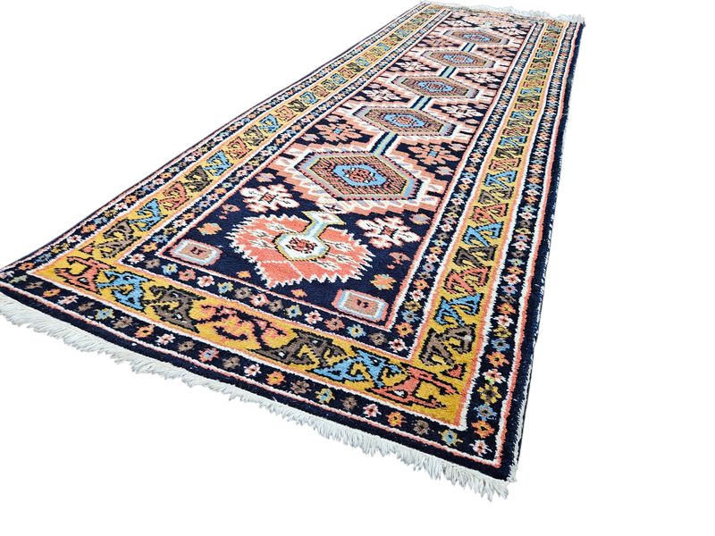 Prachtige handgeknoopte Perzische loper