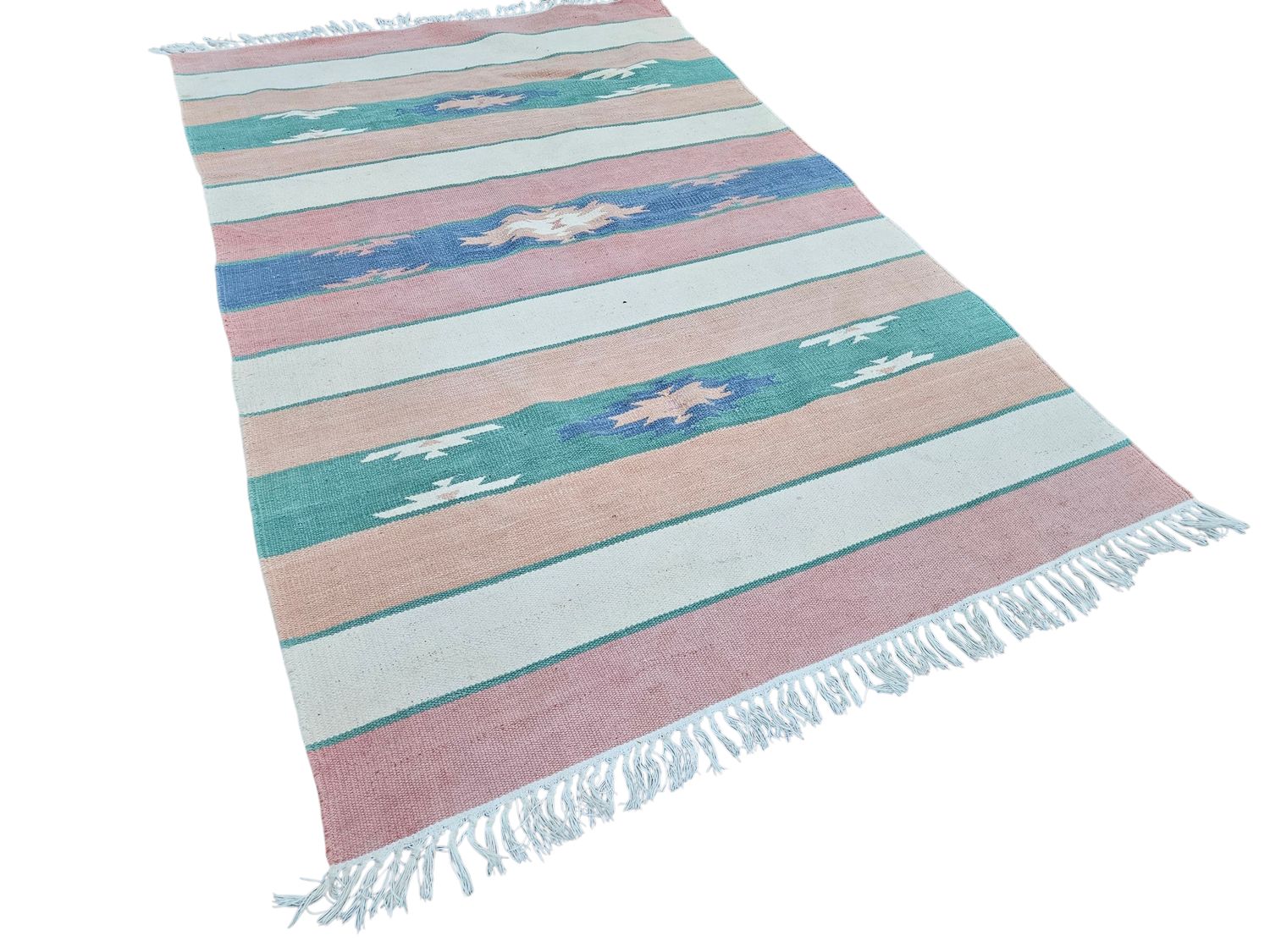 Prachtig hand geweven KELIM tapijt