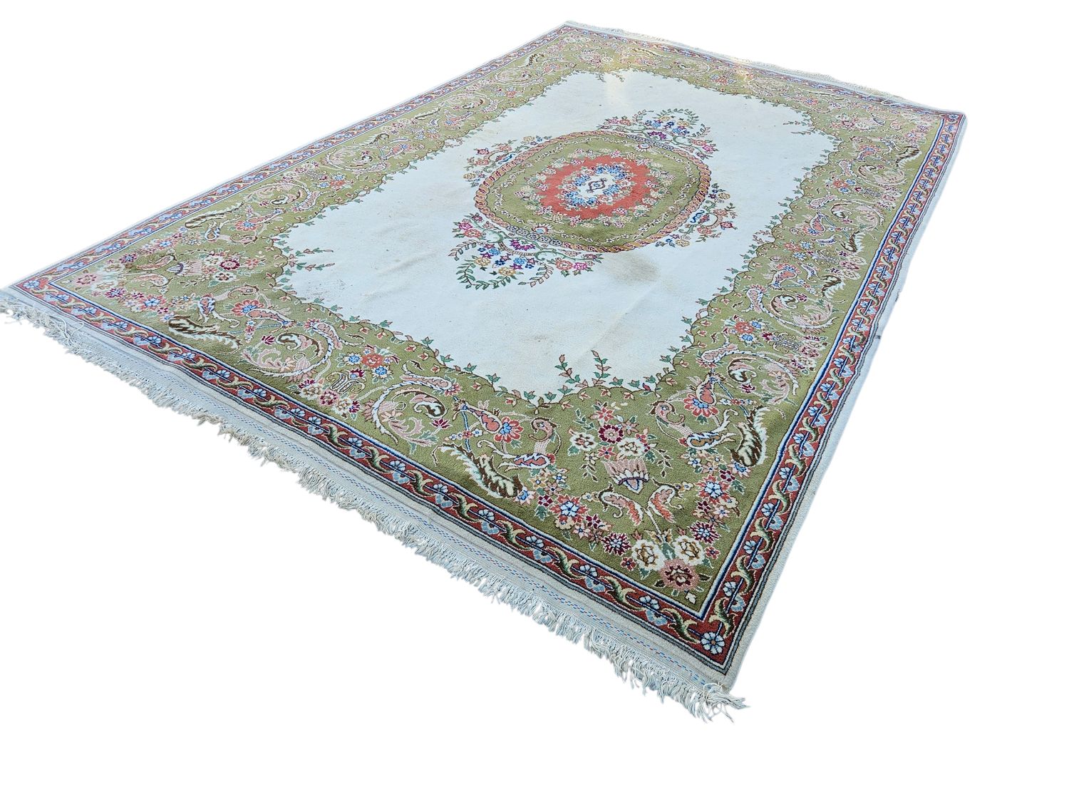 ​Prachtig handgeknoopt Perzisch NAIN tapijt