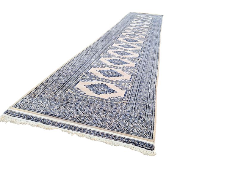 Prachtige handgeknoopte Oosterse loper