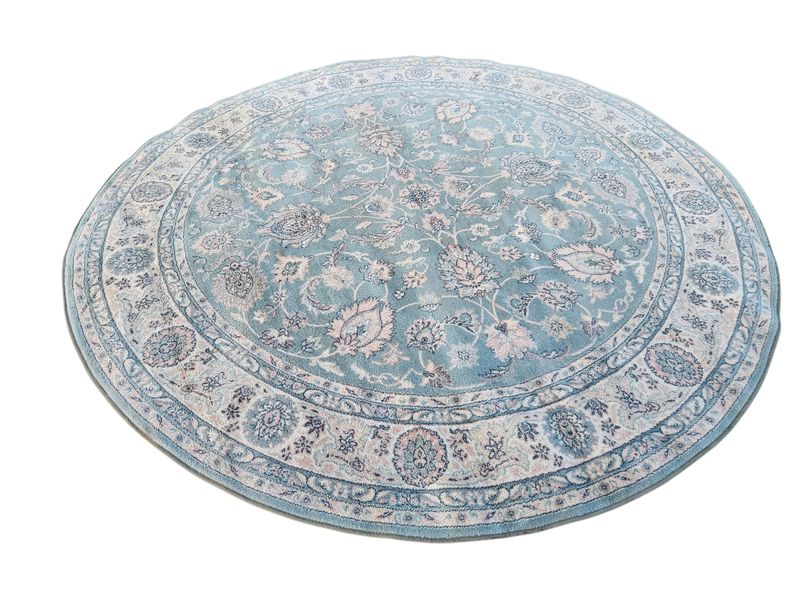 Prachtig vintage rond tapijt