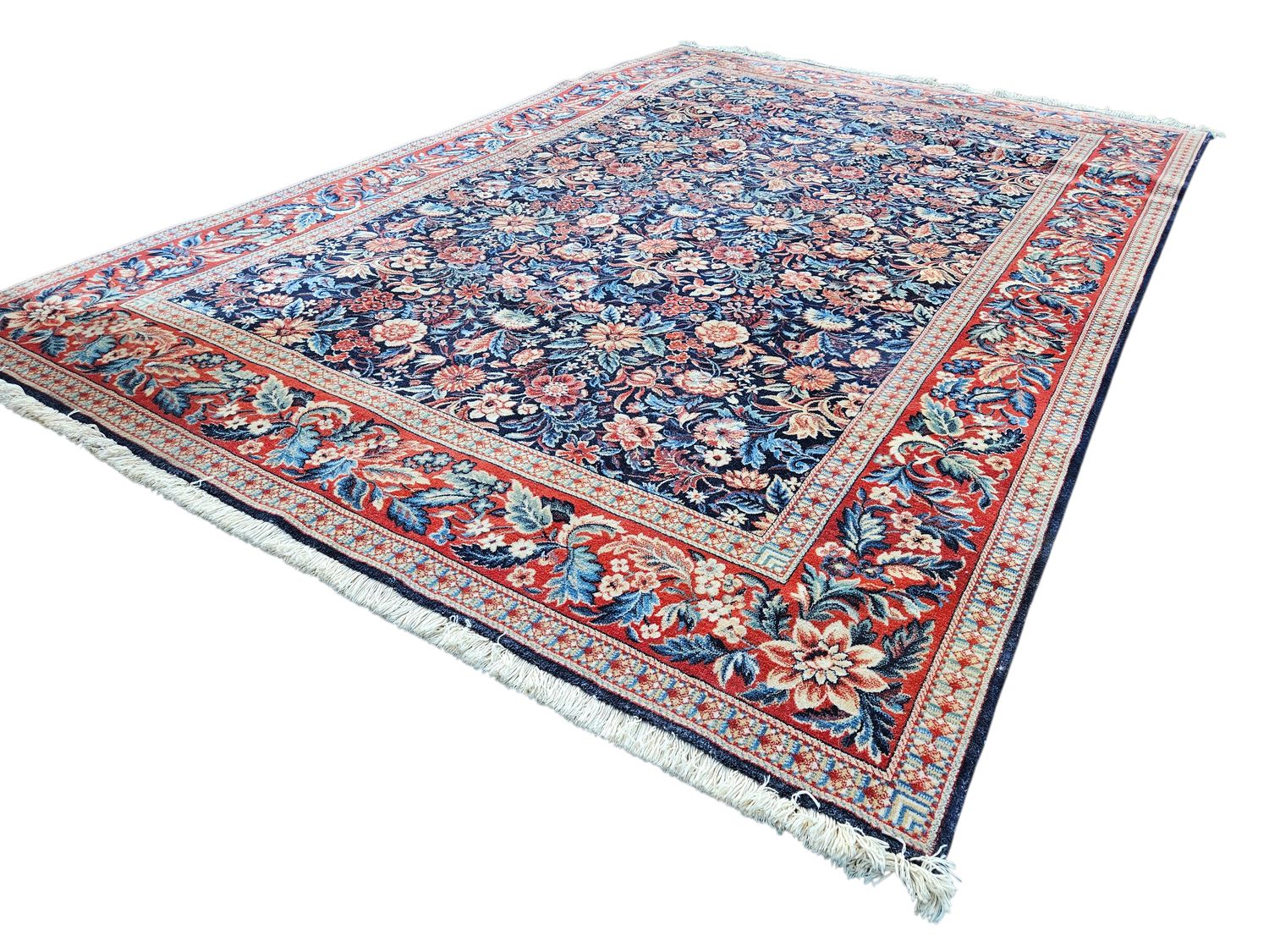 Prachtig vintage tapijt van Louis de Poortere