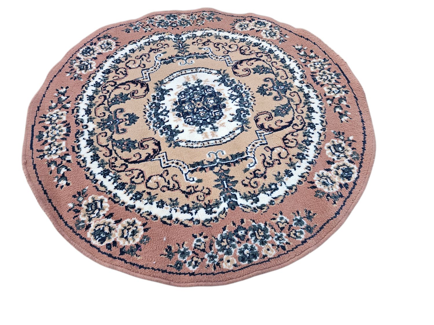 ​Prachtig vintage rond tapijt