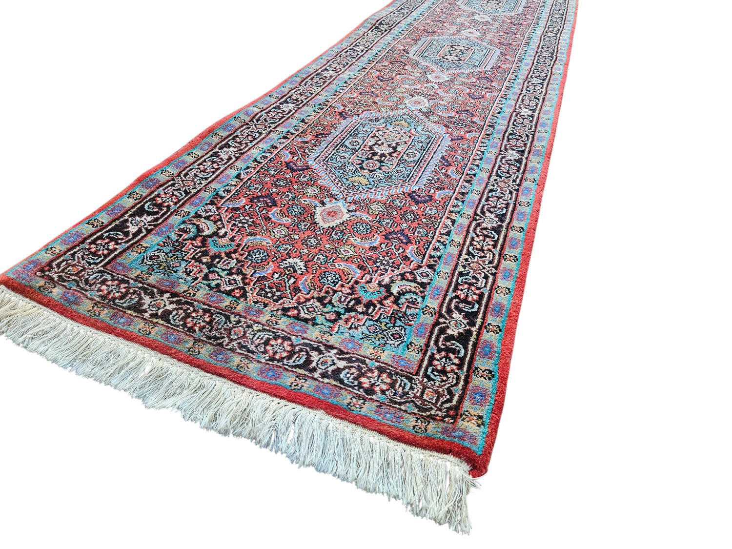 Prachtige handgeknoopte loper