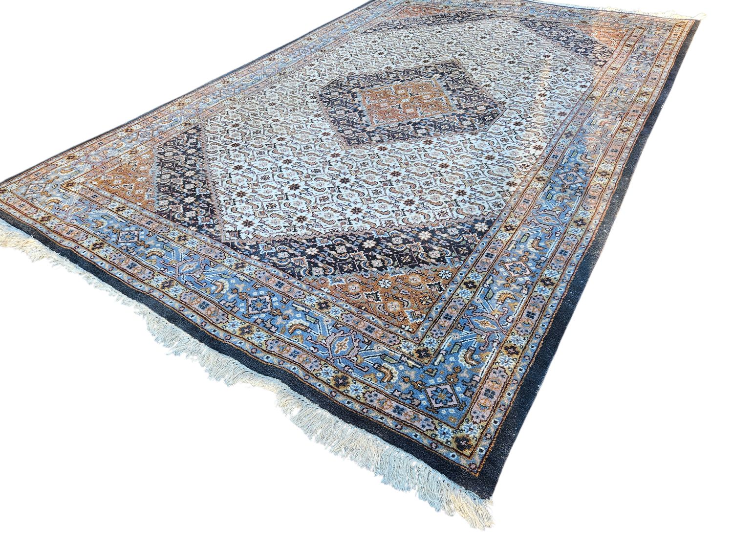 Prachtig hangeknoopt BIDJAR tapijt