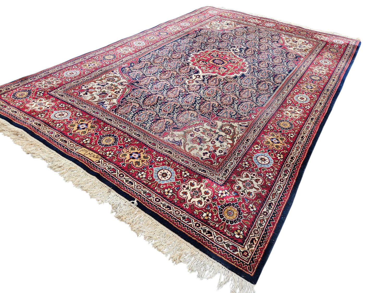 Prachtig handeknoopt TABRIZ tapijt