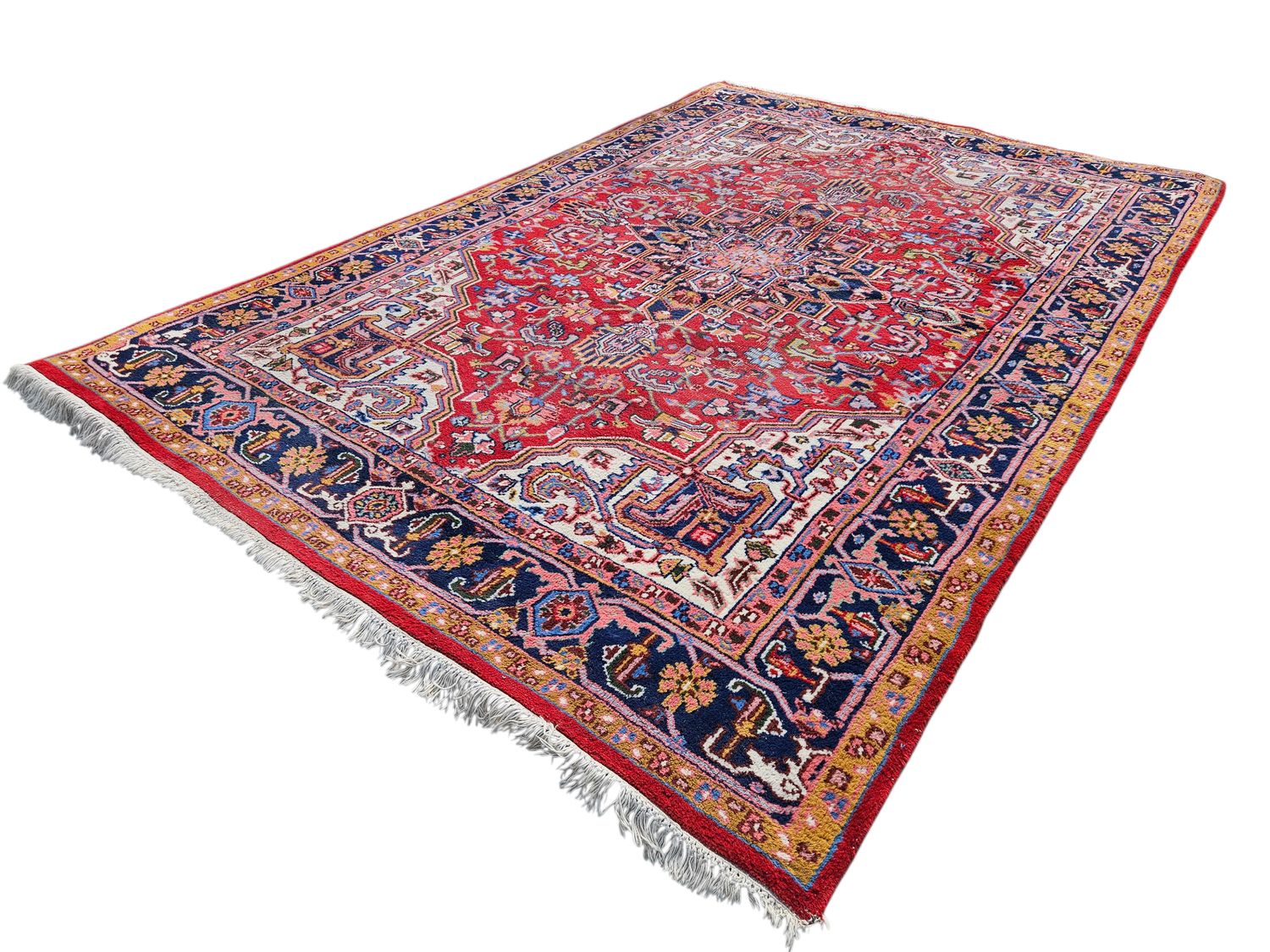 Prachtig handgeknoopt Heriz tapijt