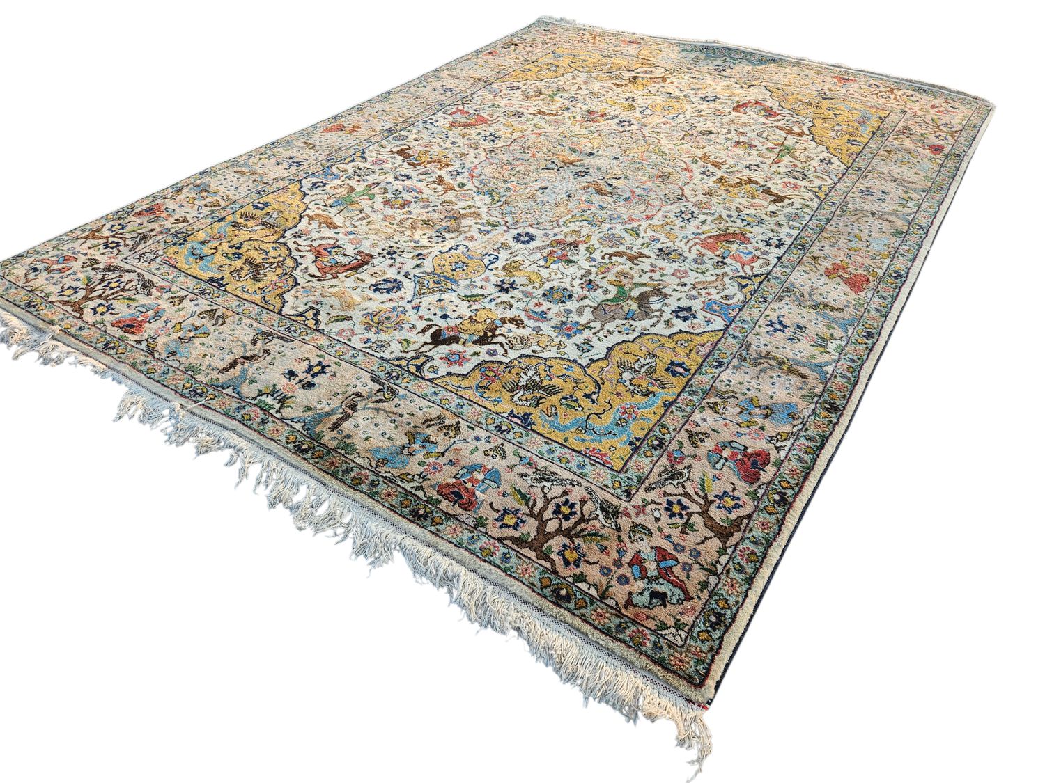 Prachtig handgeknoopt Perzisch tapijt