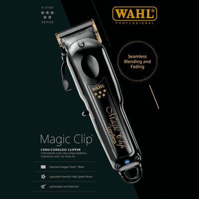 Wahl Magic Clip Black Cordless