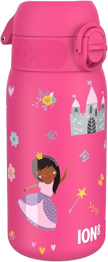 ION8 Kids Princess Water Bottle Stainless Steel 400ml