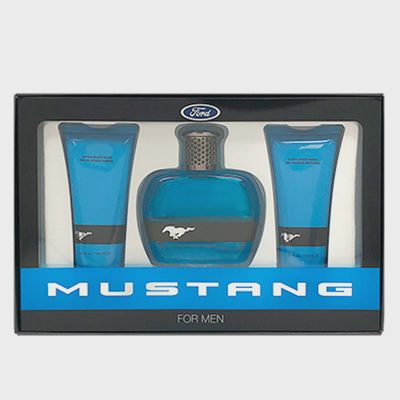Mustang for Men Blue 3Pc Set - EDT + After Shave Balm + Hair &amp; Body Wash 100ml