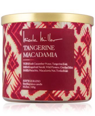 Nicole Miller Tangerine Macadamia Candle 14.5oz