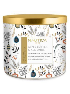 Nautica Apple Butter &amp; Almond Candle 14.5oz