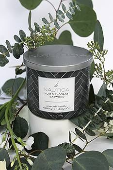 Nautica Noir Mahogany Teakwood Candle 14.5oz