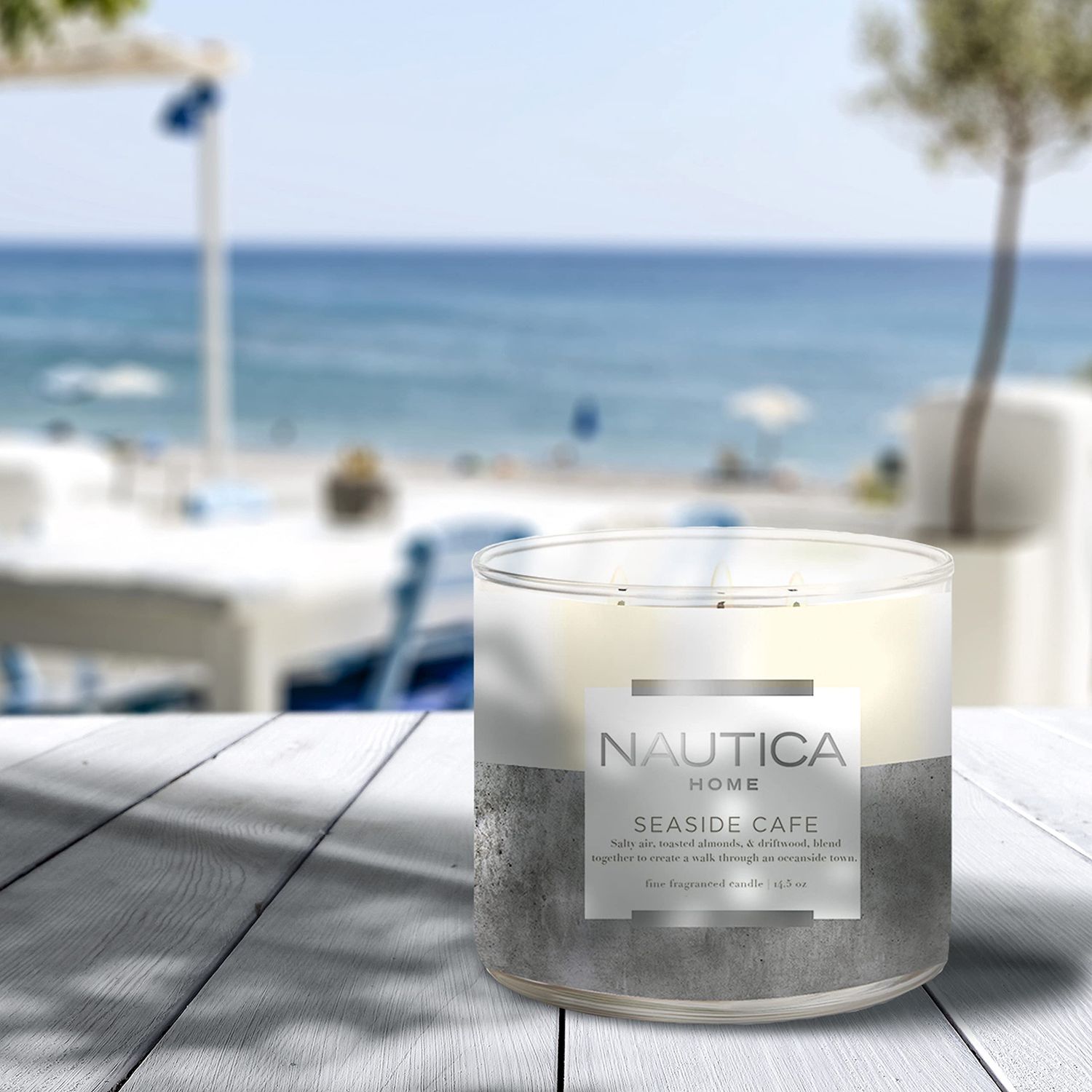 Nautica Seaside Cafe Candle 14.5oz