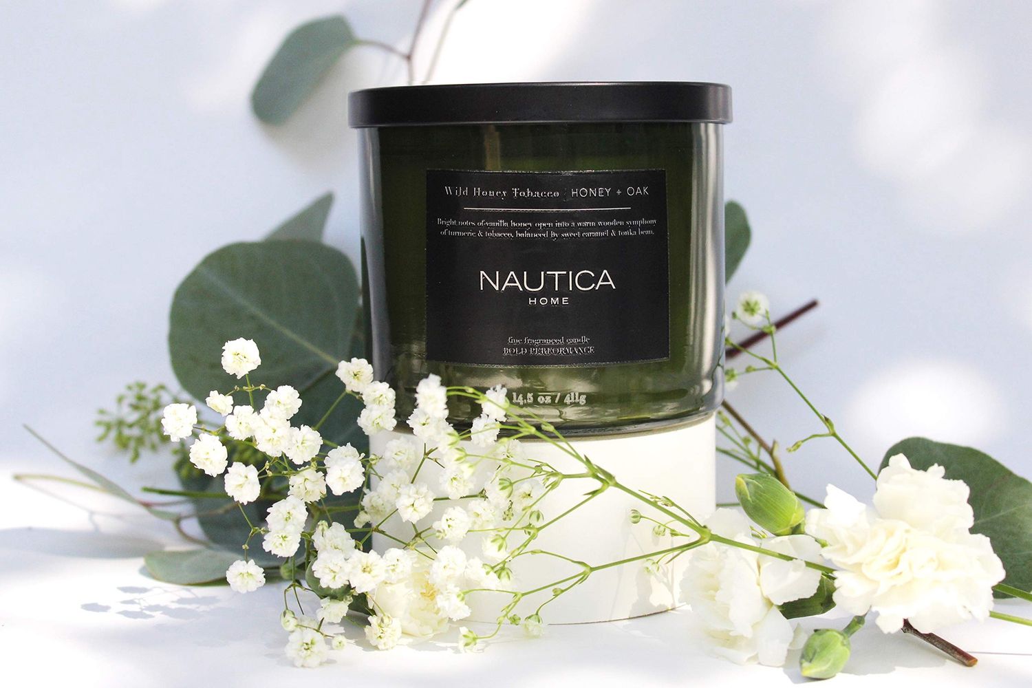 Nautica Wild Honey Tobacco Candle 14.5oz