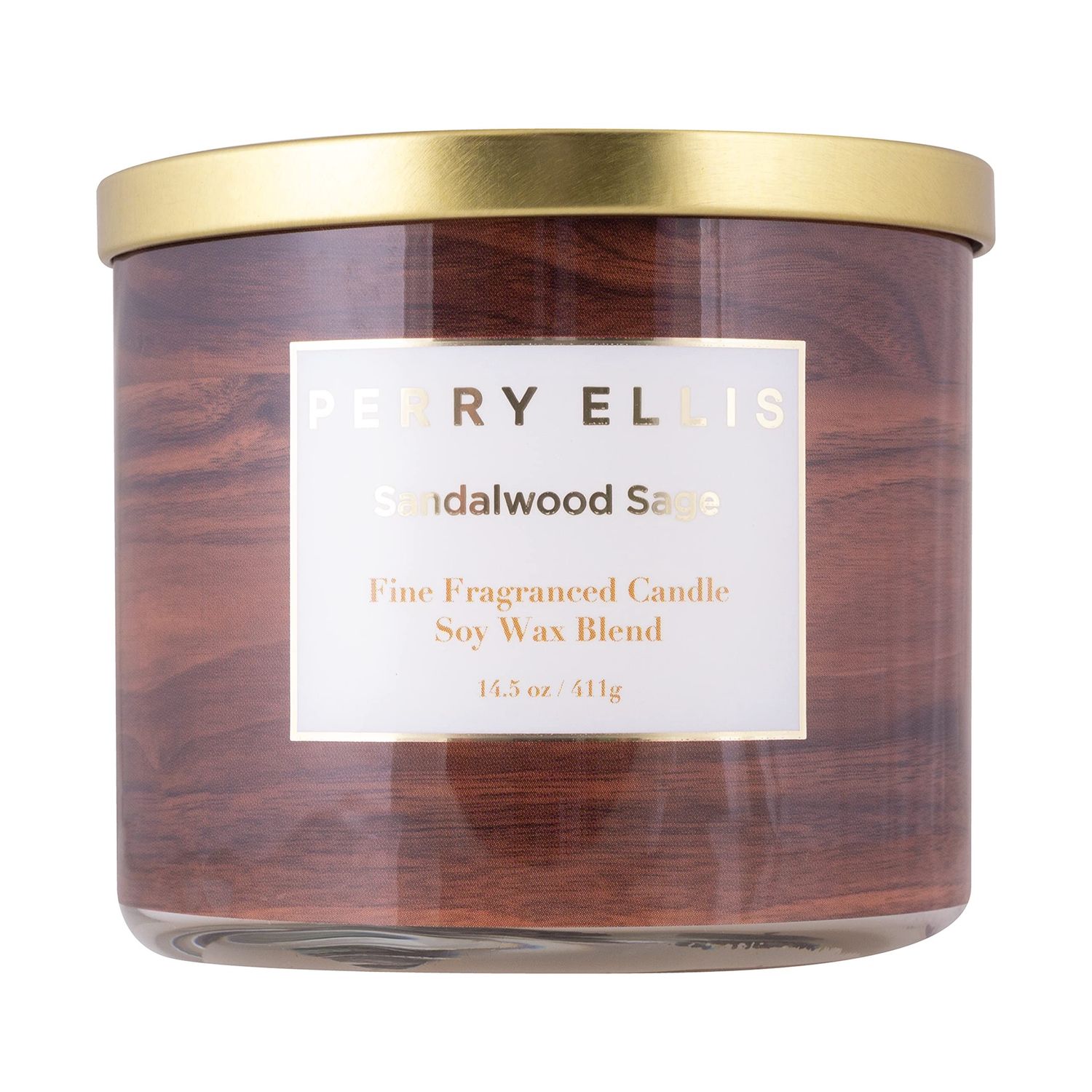 Perry Ellis Sandalwood Sage Candle 14.5oz