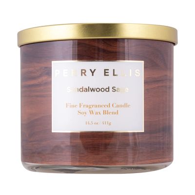 Perry Ellis Sandalwood Sage Candle 14.5oz